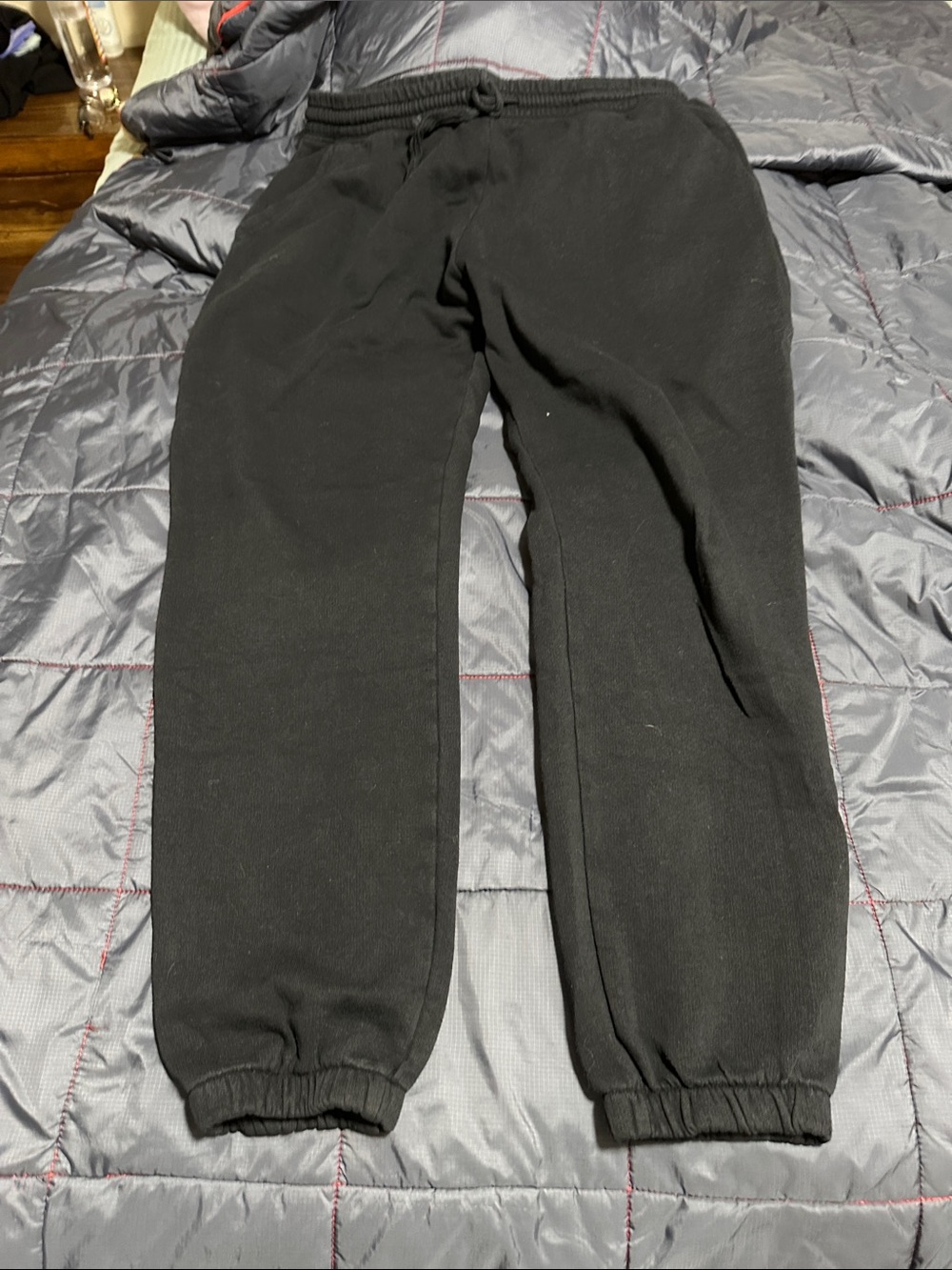 H&M Black Elastic Waist Sweatpants